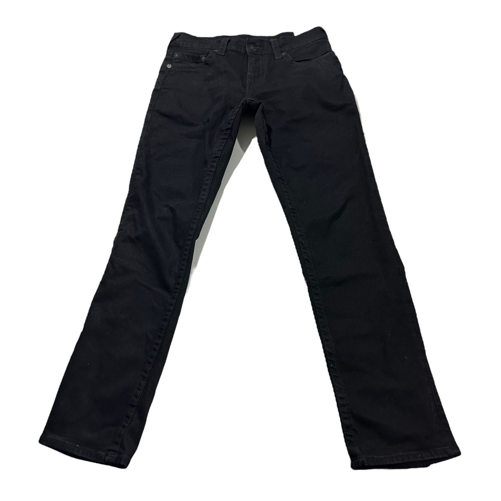 True Religion Buddha World Tour Geno Relaxed Slim Black Wash Jeans Sz 30x32 NWT - Picture 2 of 16